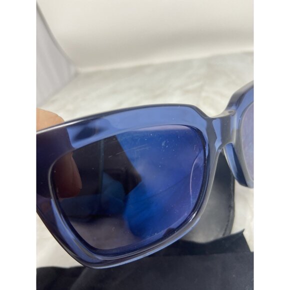 SAINT LAURENT BOLD 1 001 Sunglasses Blue One Temple Arm Is Missing main image 7